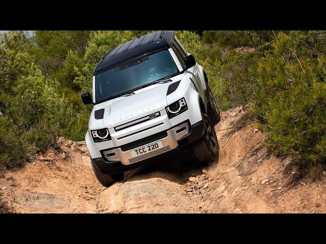 Land Rover Defender 110 S Hybrid P400E Off-Road Test Drive