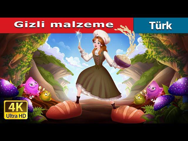 Gizli malzeme | The Secret Ingredient in Turkish | @TürkiyeFairyTales