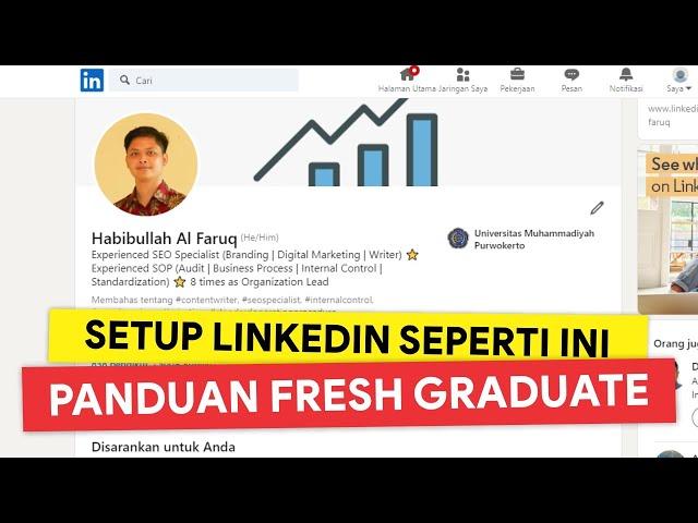 PANDUAN DARI 0! Cara Membuat LinkedIn bagi Fresh Graduate | LinkedIn for Fresh Graduates