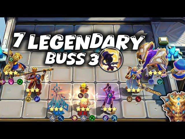 MAGIC CHESS | BUSS SKILL 3 | 7 LEGENDARY COMPLETE 3STARS | META