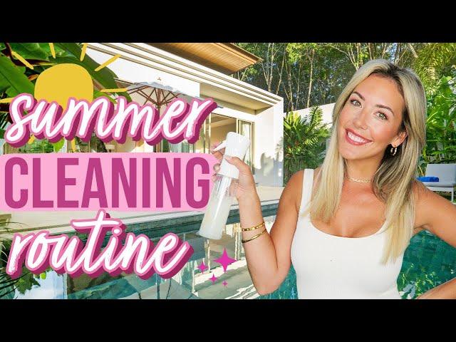 2024 EASY SUMMER CLEANING ROUTINE! EVERY DAY CLEAN WITH ME CLEANING MOTIVATION! @BriannaK