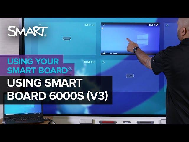 SMART Board 6000S (V3): Getting started (2022)