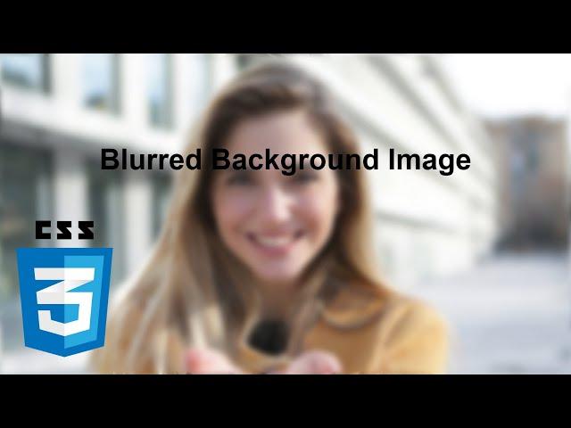 How To Blur Background Image In HTML CSS | Backdrop Filter CSS Blur