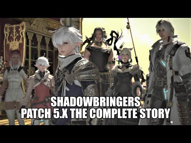 Final Fantasy 14 Lore: Shadowbringers patch 5.X The Complete Story