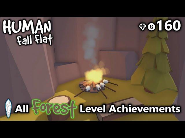 All Forest Level Achievements/Trophies in Human Fall Flat