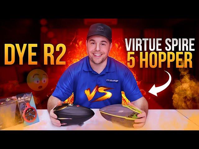 Dye R2 VS Virtue Spire 5 Hopper