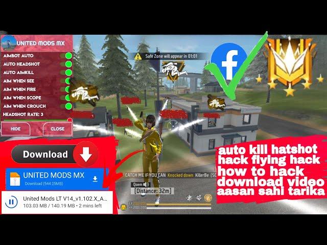 free fire max auto kill hack download 2024 || free fire headshot hack 2024 | #freefire #viral #hack