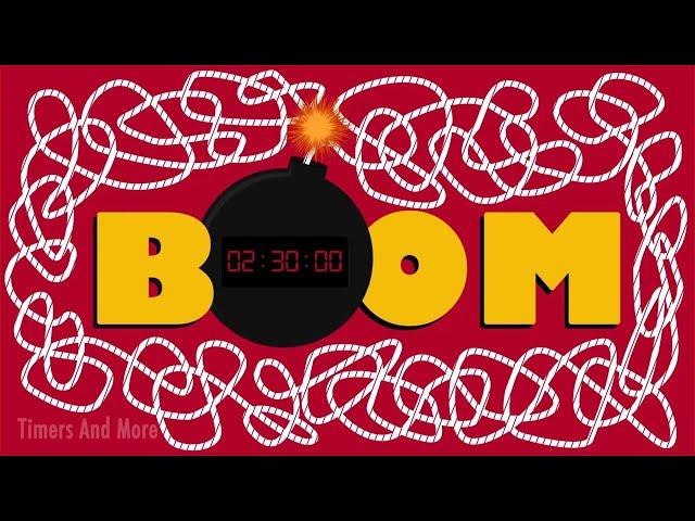 2 Hour 30 Minute Timer Boom Bomb | Giant Bomb Explosion 