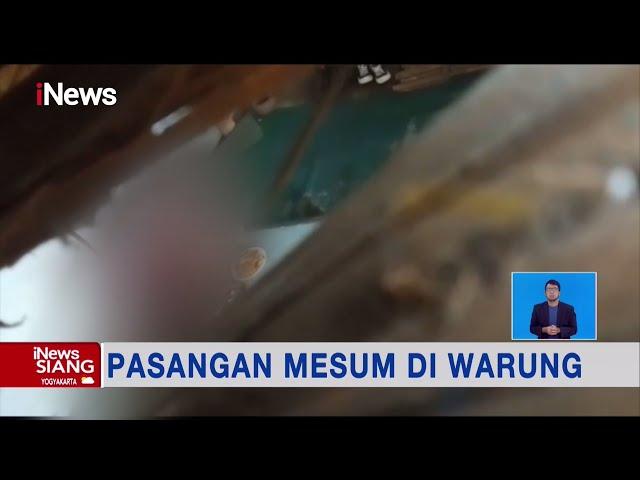 Video Amatir Rekam Aksi Mesum Dua Sejoli di Warung Makan Kawasan Salatiga, Jateng #iNewsSiang 10/12