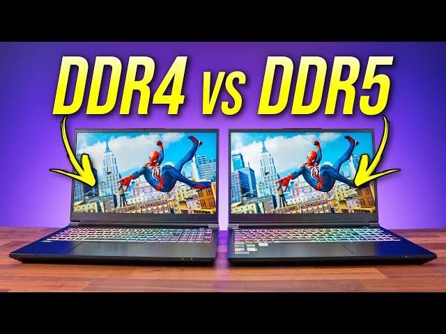 DDR4 vs DDR5 Laptop Comparison - 10 Game Test!