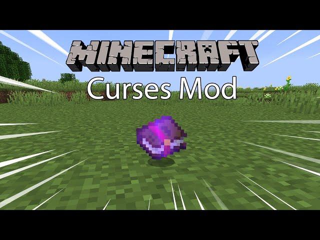 Minecraft Mod พรีวิว - Mod คำสาป | Curses Mod [1.15.2]