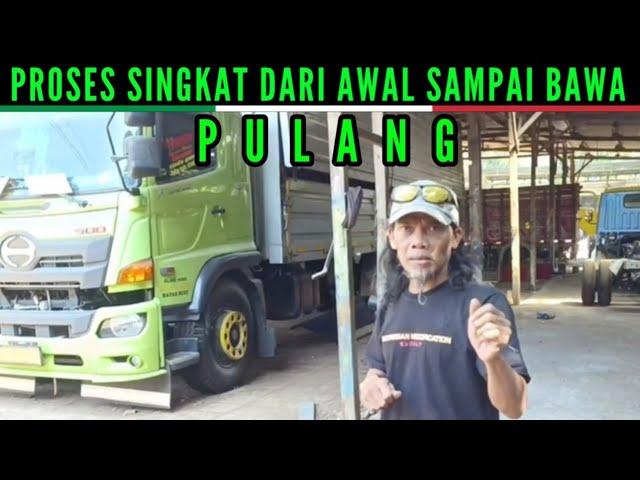 Modif Truck Hino Lohan Tronton Dari Awal Sampai Bawa Pulang