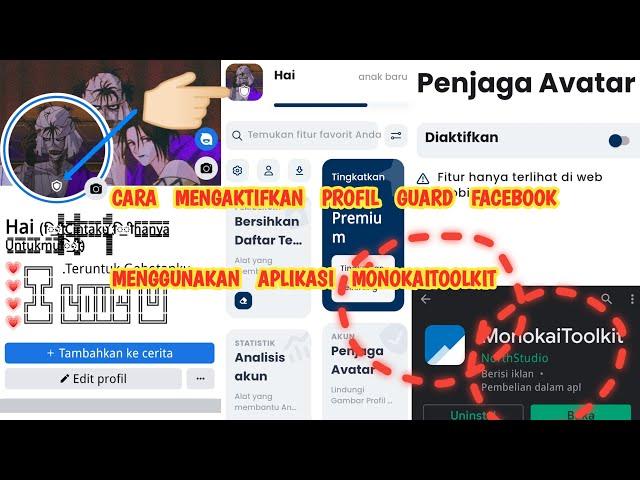 CARA MENGAKTIFKAN PROFIL GUARD FACEBOOK MENGGUNAKAN APLIKASI MONOKAITOOLKIT