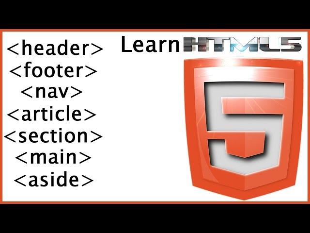 HTML5 Semantic Markup Tags & Layout - HTML Tutorial for Beginners