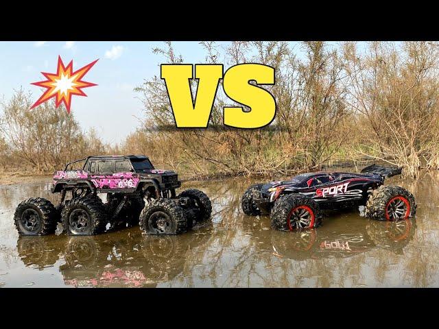 Bigfoot RC Car vs XLF X03 RC Car | RC Car 4x4 vs 6x6 | Remote Control Car