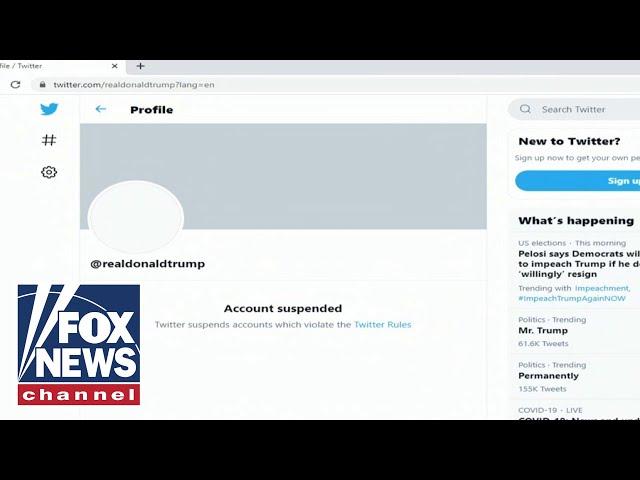 Lawmakers react to Twitter permanently suspending Trump's account