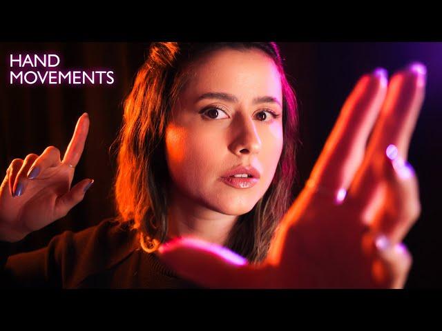 THE PERFECT hand movements ASMR up close to the camera with hand sounds and mouth sounds