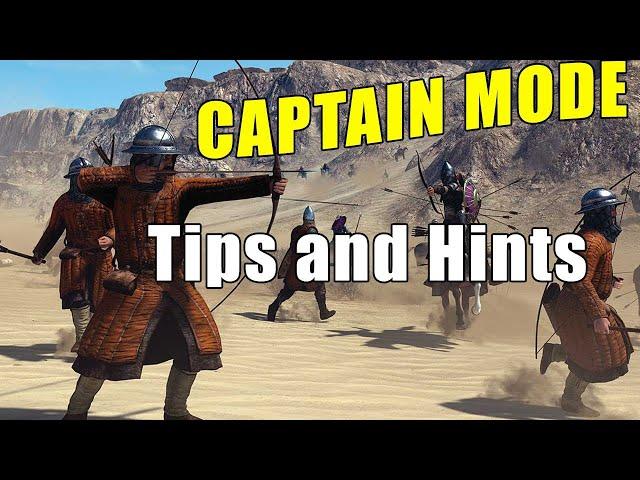 Bannerlord - Captain mode - Tips and hints