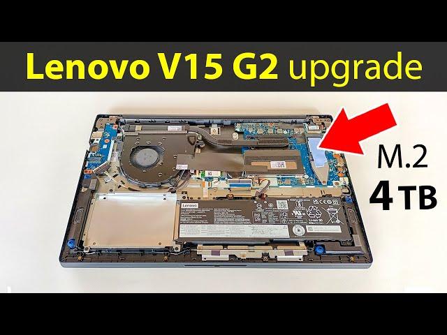 Lenovo V15 G2 ITL – Upgradeability and how to repair