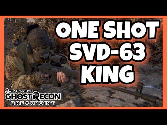 ONE SHOT SVD-63 KING - Ghost Recon Breakpoint PVP