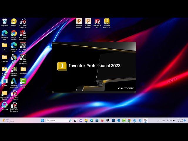 how to install Inventor 2023 - Windows 11