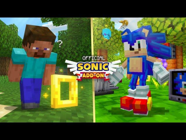 I Beat Minecraft with the Official Sonic Add-On