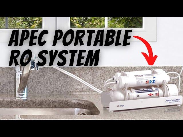 APEC Water Systems RO-CTOP Portable Countertop Reverse Osmosis Water Filter System Review