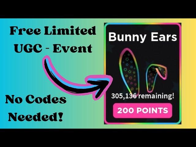 How To Get Bunny Ears In Catalog Avatar Creator  Roblox Free UGC Limited Items 2023 Event UGC