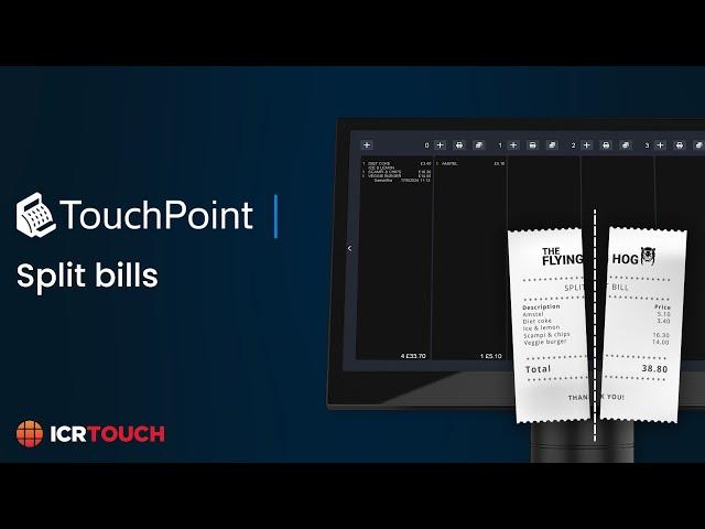 TouchPoint Split Bills | ICRTouch