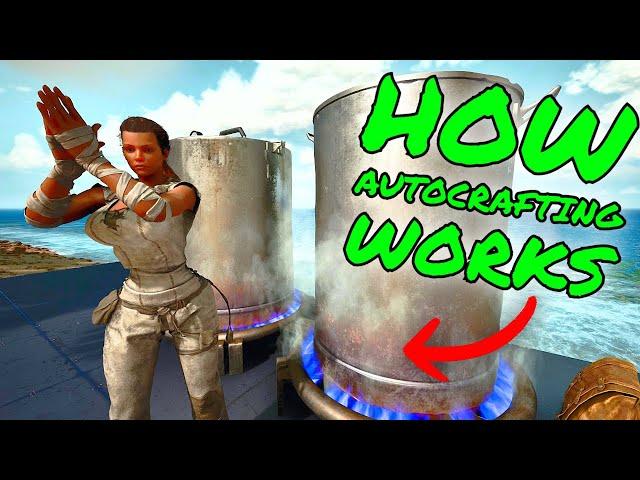 How To Use AUTOCRAFTING in Ark Survival Ascended!!! ASA Tips and Tricks