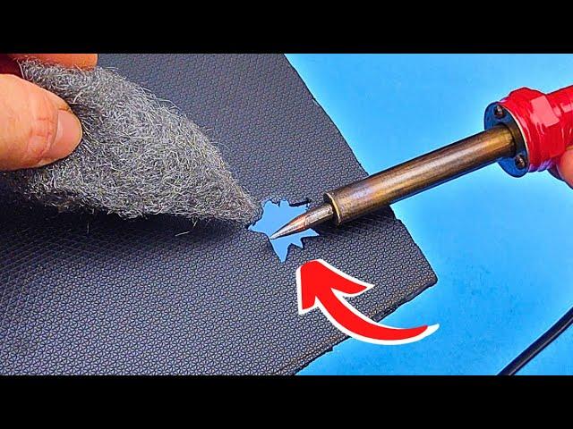 Plastic Welding Method with steel wool. Easy way to repair broken plastics!