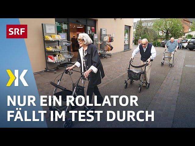 Rollatoren im Test: Günstig rollt nicht besser | 2024 | Kassensturz | SRF