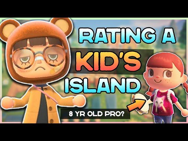 Rating An 8-Year Old Kid's Animal Crossing Island  || ACNH