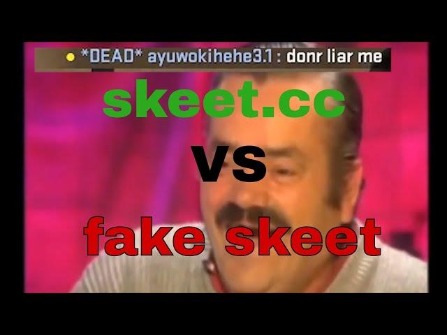 skeet.cc vs fake skeet mm hvh (0 deaths lol)