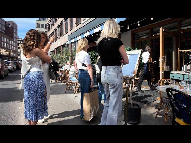 Stockholm, Sweden - | Busy Stockholm Walk | Sunny Saturday