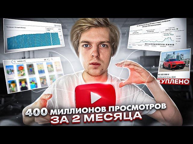 С 0 до 400 МЛН просмотров 2 месяца! Сколько денег я заработал с Ютуб Шортс?