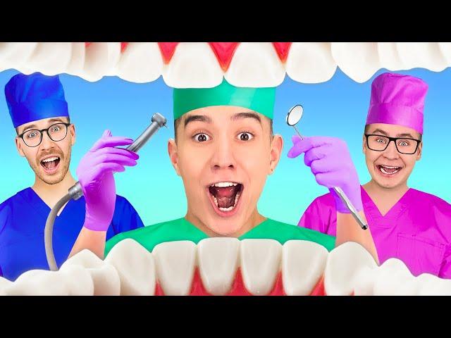 We Became DENTISTS for 24 Hours! *Real DENTISTS*