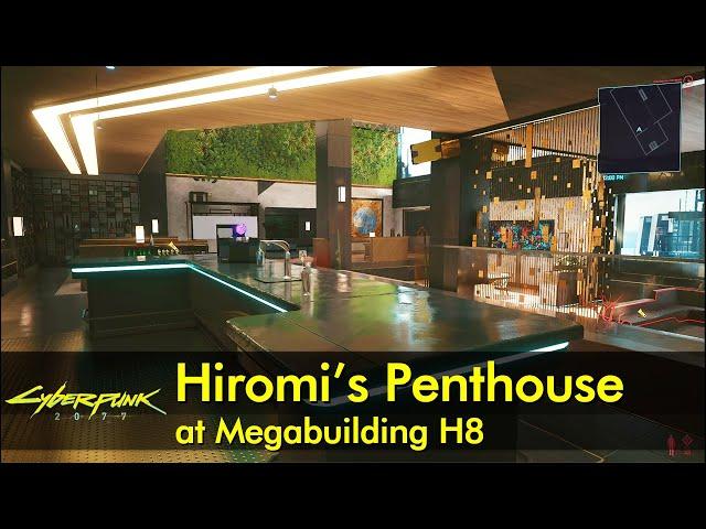 Hiromi's Penthouse (Megabuilding H8) | Cyberpunk 2077