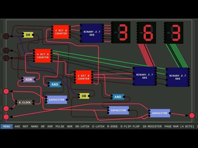 BINARY COUNTER RATS NEST :) ( see description )