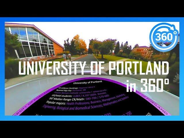 [2020] UNIVERSITY OF PORTLAND in 360° (driving campus tour)