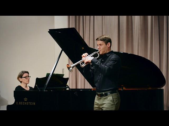 Enesco, Légende. David Dash, trumpet and Milana Strezeva, piano