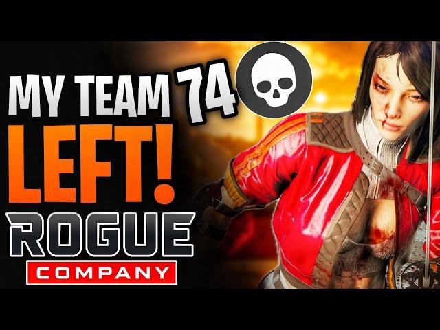 Rogue Company | My ENTIRE Team Left & This Happened.. 74 KILLS 13K DAMAGE Ronin Gameplay