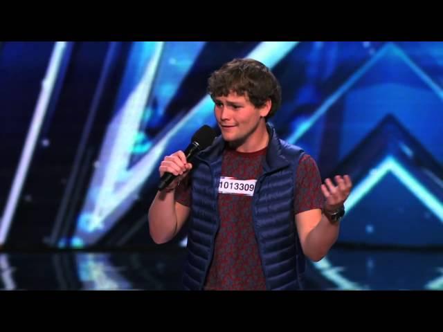 Drew Lynch - Stuttering Comedian r - America's Got Talent 2015 Audition