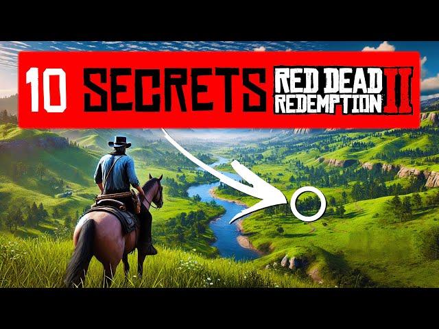 10 SECRETS TRÈS DIFFICILE À TROUVER RED DEAD REDEMPTION 2