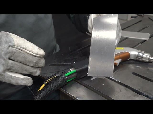 Welding one sixteenth aluminium 5000 series with the IPG LightWeld 1500 XR