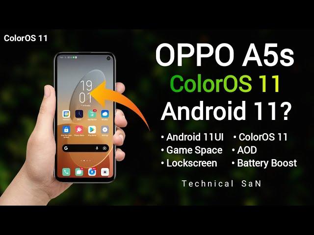 Oppo A5s ColorOS 11 System UI | Android 11 Update ? | New Features | Premium Look | Official Update