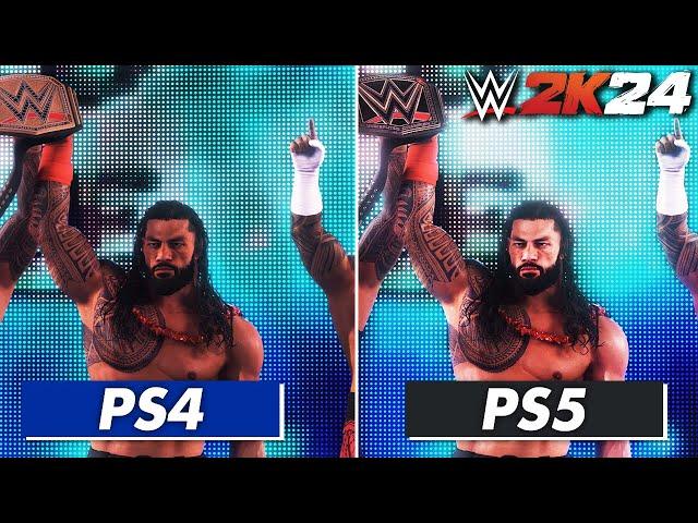 WWE 2K24: PS5 VS PS4 | Graphics, Gameplay, & Load Times Comparison | ANY DIFFERENCE?
