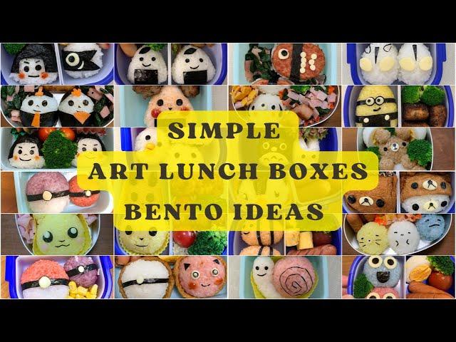 SIMPLE ART LUNCH BOXES BENTO IDEAS FOR KIDS | The Tanaka Fam