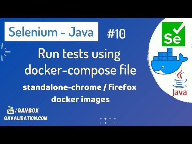 Run selenium4 tests in Dockers using docker compose file