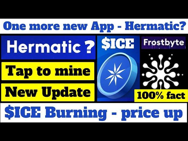 New hermatic app & Frostbyte app | ice network update | ice network new update | ice frostbyte app